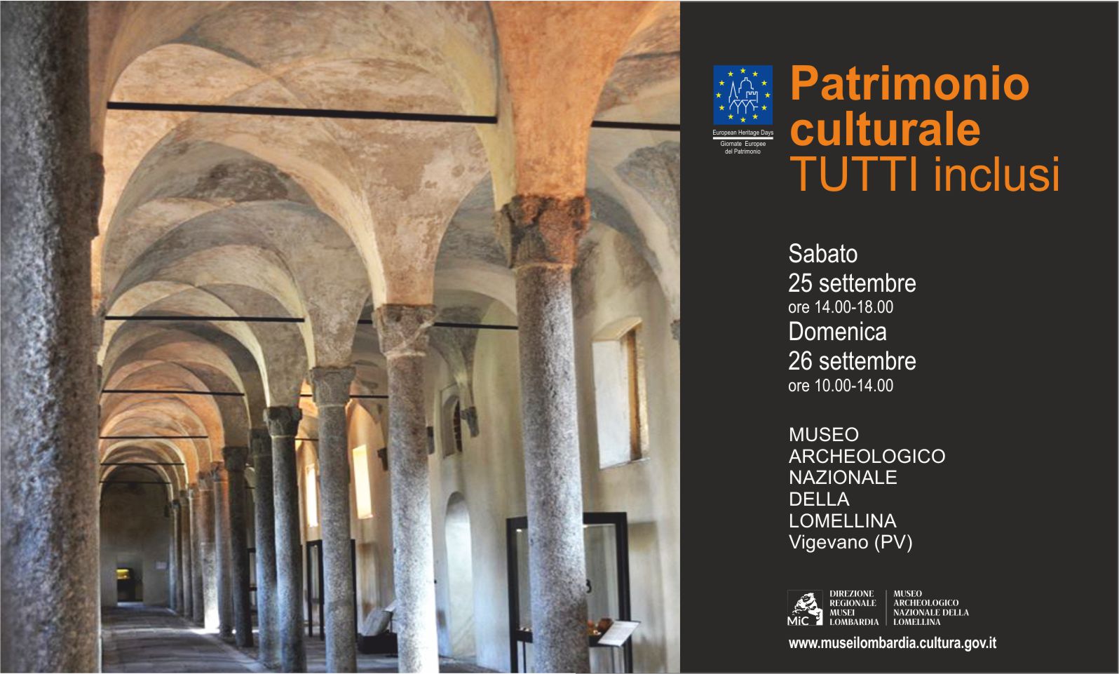 Museo archeologico nazionale della Lomellina: aperture straordinarie